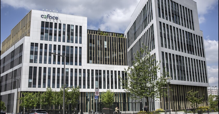 Le siège de Coface  à Bois-Colombes.