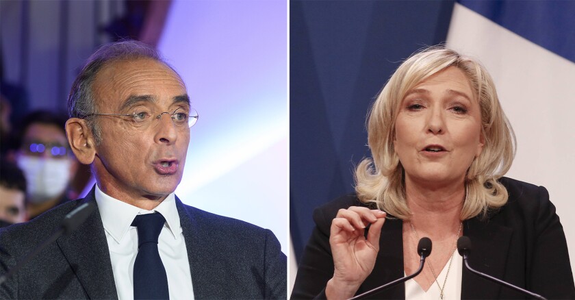 Eric Zemmour et Marine Le Pen 05/01/2022 Laubacher