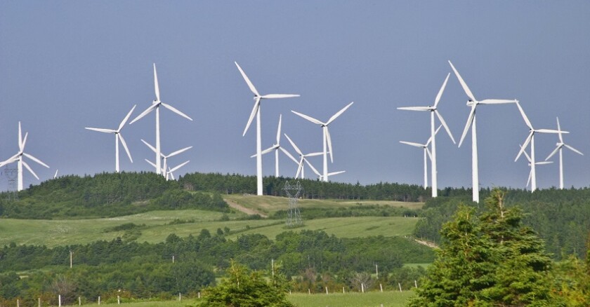wind turbines