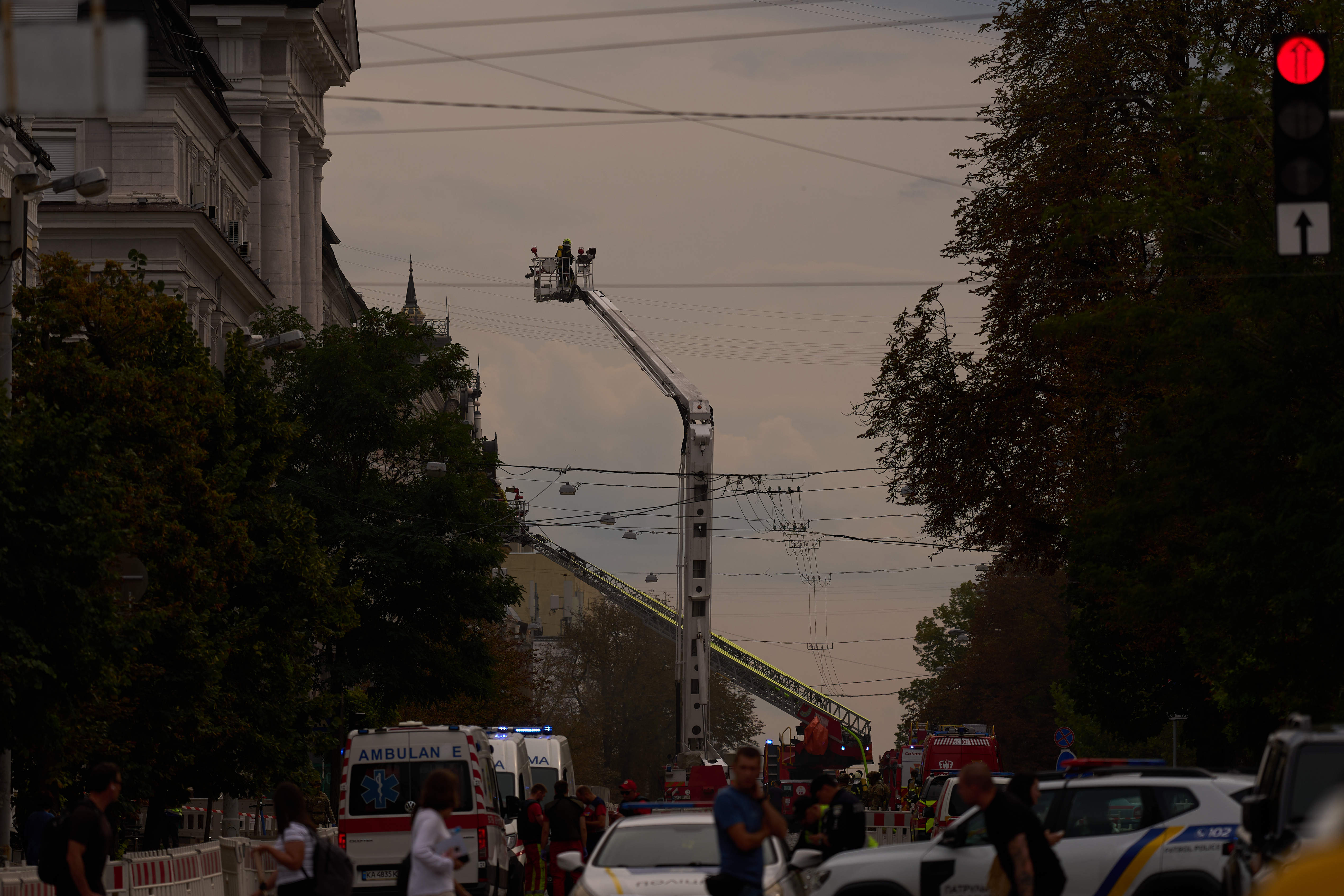 Guerre en Ukraine : un drone russe a frappé le siège des services secrets ukrainiens à Kiev
